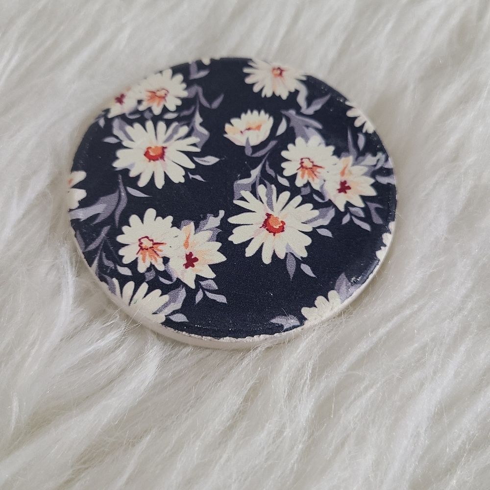 Floral Patterned Car Coster